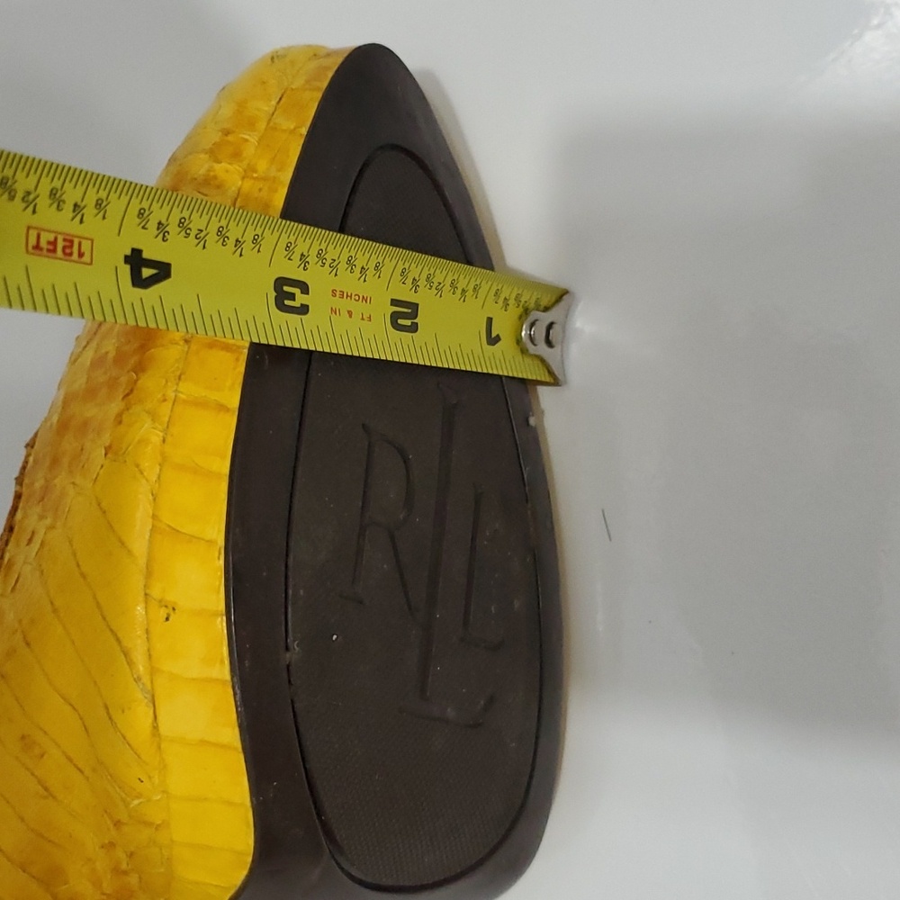 Ralph Lauren reptile shoes. Kailee stiletto pumps. Size 9B. - Picture 13 of 13
